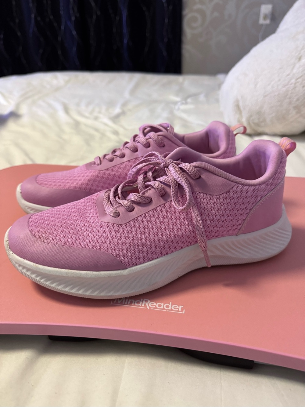 Women's Lightweight Pink Memory Foam Sneakers